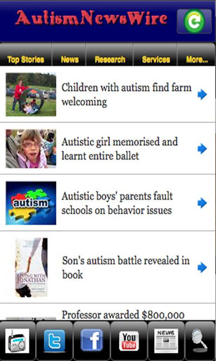 autismnewswire mobile apps